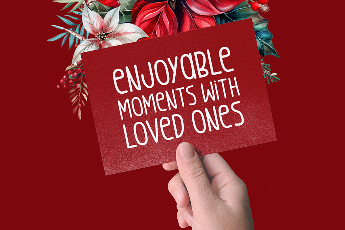Magical Christmas Typeface, a Handwritten Font by Seemly Fonts (Photo 3 of 6)