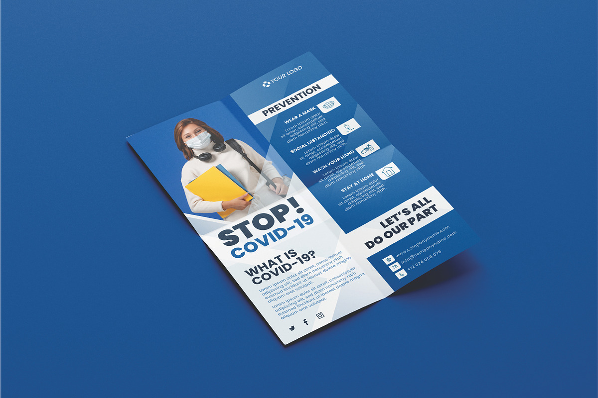 Sale medical flyer design template, a Flyer Template by Workhu (Photo 2 of 3)