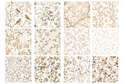 Beige Toile de Jouy Seamless Pattern, a Pattern Graphic by Design Market (Thumbnail 2 of 4)