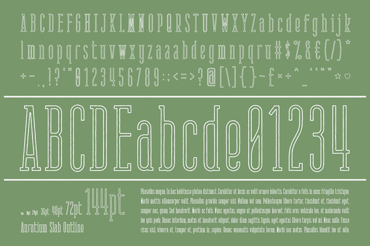 AURATIUM Regular & Slab Typeface, a Slab Serif Font by Alex-Banks Type (Photo 8 of 13)