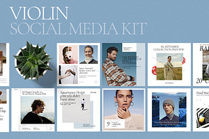 Violin Social Media Kit