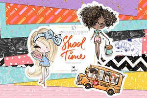 Back to School Basic Patterns, a Pattern Graphic by KaramfilaS