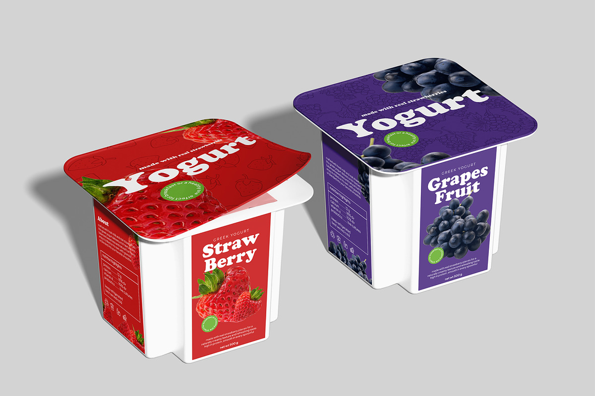 Yogurt Cup Mockup, a Packaging Mockup by Permadi Creative (Photo 4 of 5)