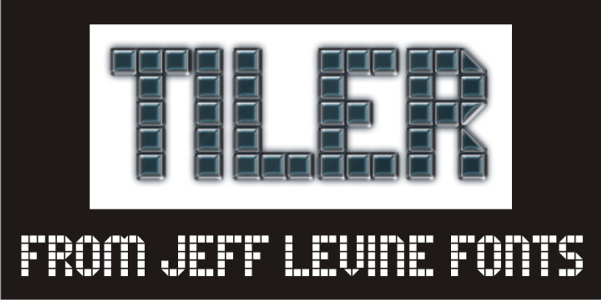Tiler JNL, a Font by Jeff Levine Fonts