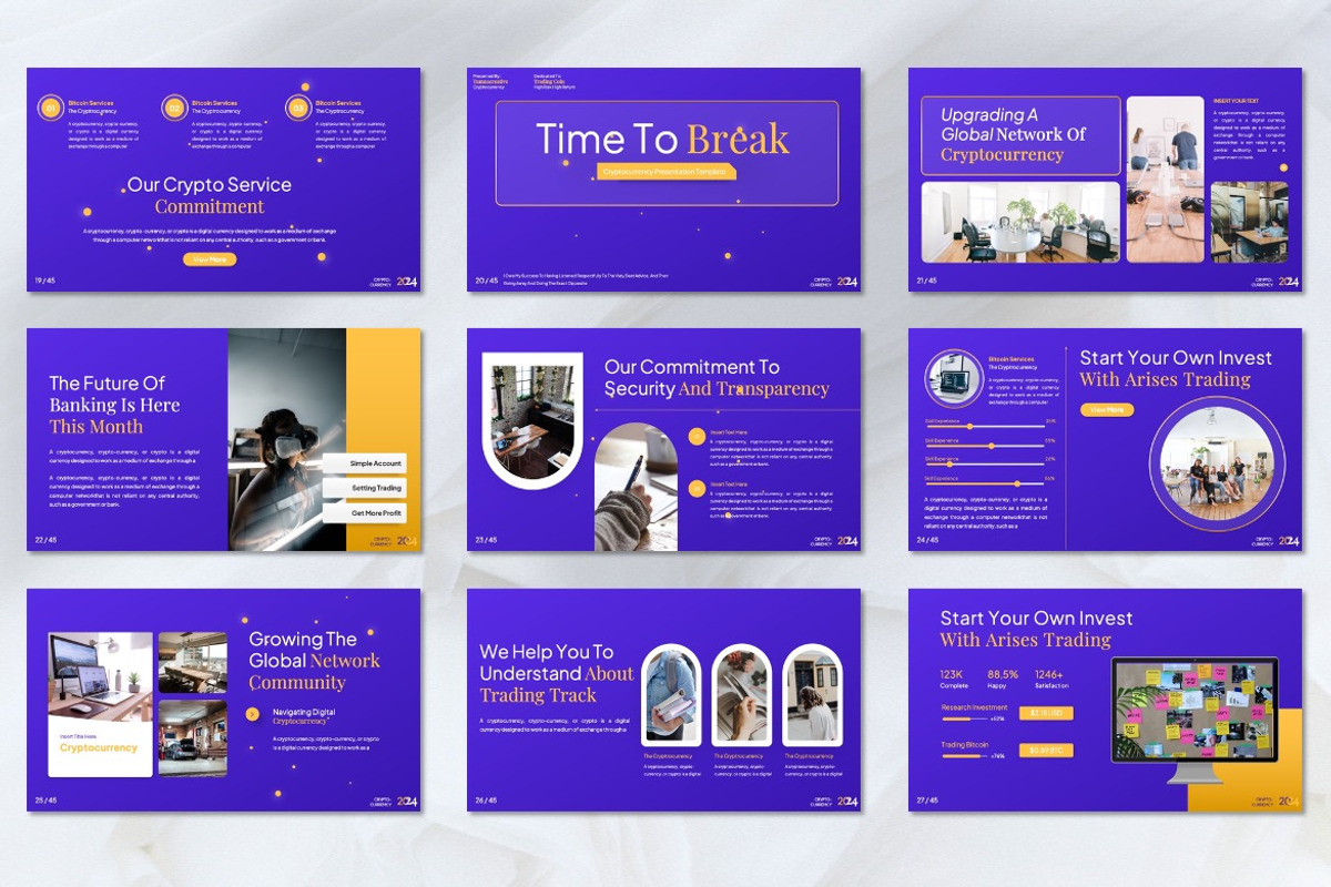 Arises - Cryptocurrency Keynote, a Presentation Template by Dhabee (Photo 5 of 7)