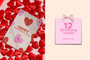 Happy Valentine`s Day, a Seasonal Illustration by Creative Gallery (Thumbnail 2 of 8)
