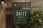 Sidewalk Café Planter Sign Mockup, an Advertising Mockup by SD Mockup (Thumbnail 3 of 4)