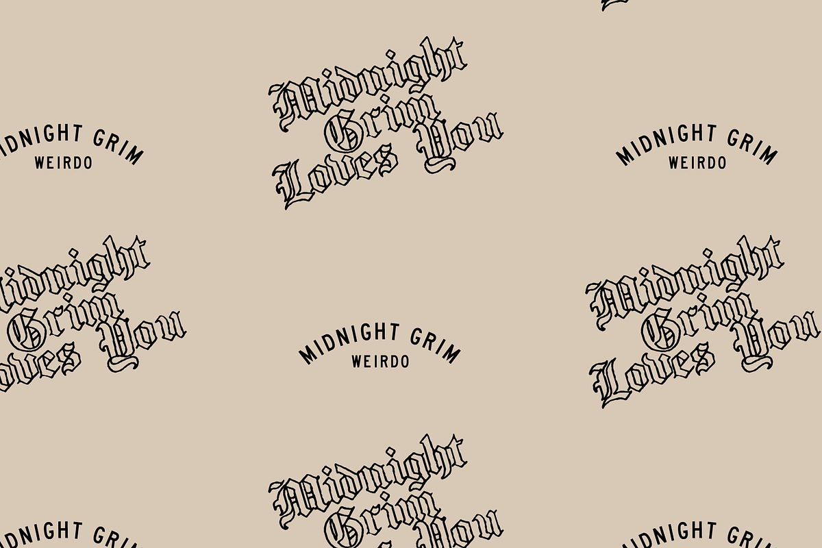 Relics - A New Age Blackletter, a Blackletter Font by Midnight Grim (Photo 4 of 6)