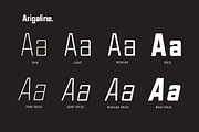 Arigaline Complete Family, a Sans Serif Font by Zone 6 (Thumbnail 4 of 14)