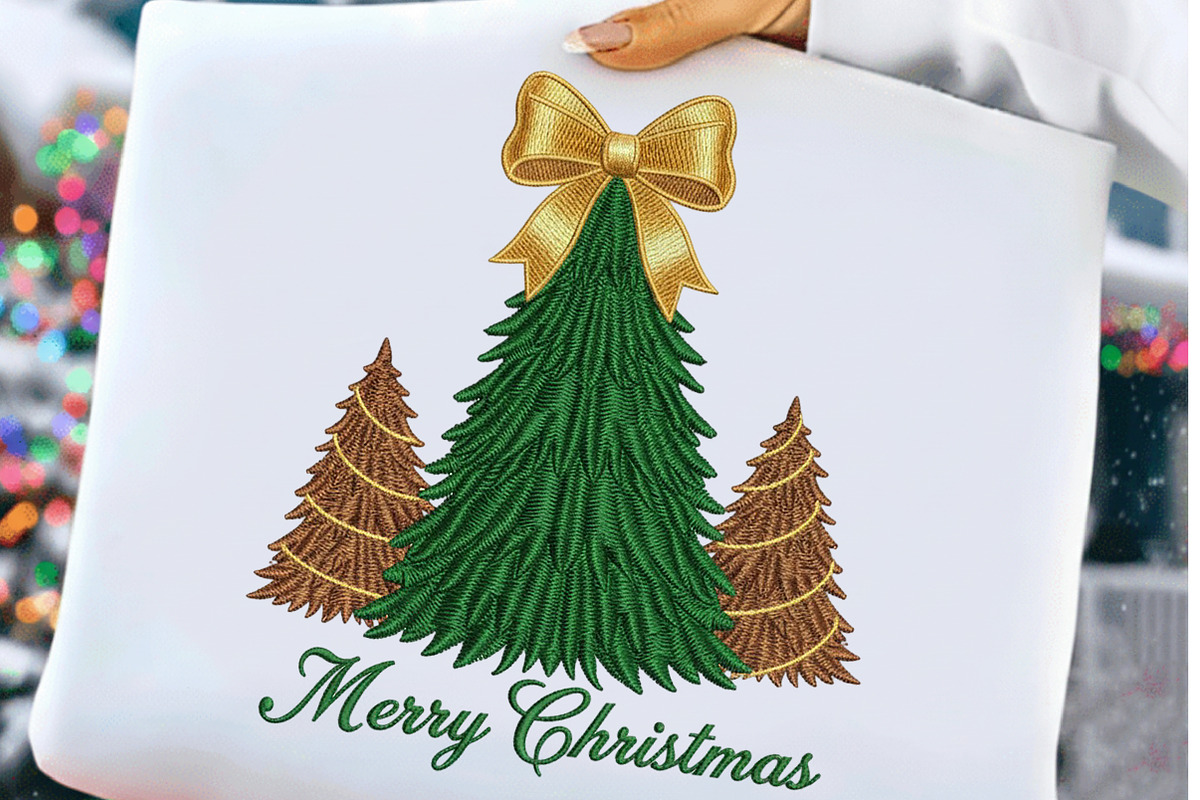 Faux Yarn Crochet Christmas Tree PNG, an Illustration by Craft Nest (Photo 1 of 5)