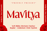 Mavitya, a Serif Font by Dora Typefoundry (Thumbnail 1 of 12)