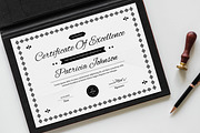 Certificate of Achievement Layout, a Stationery Template by MightyDesign (Thumbnail 3 of 6)