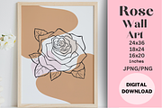 Rose Wall Art Wall Art Packs, a Poster Template by SWINA STUDIO (Thumbnail 1 of 3)