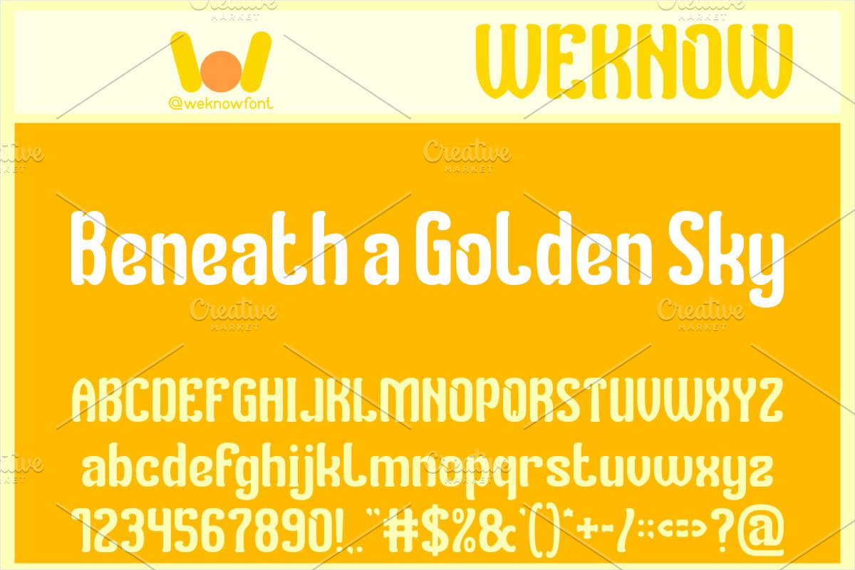 Late Afternoon font, a Font by weknow (Photo 5 of 8)