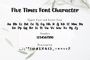 Five Times Fun Handwritten Font, a Handwritten Font by Gumrega Studio (Thumbnail 5 of 6)