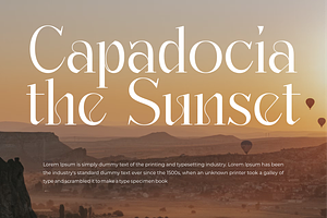 Badgline Modern Serif Typeface