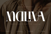 Maliva – Elegant Serif for Fashion, a Serif Font by twinstd (Thumbnail 1 of 8)