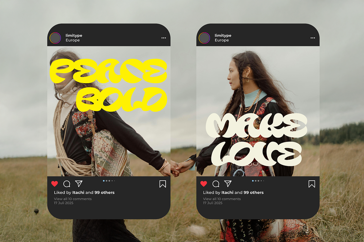 Flowtica - Groovy Bold Font, a Sans Serif Font by limitype (Photo 5 of 12)