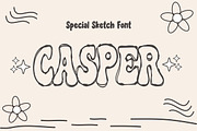 Cartoon Sketch - Outline Font Types, a Font by KiddoGlyphs Studio (Thumbnail 3 of 3)