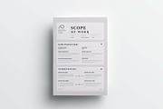 Scope Of Work | MS Word & Indesign, a Stationery Template by design_hut (Thumbnail 3 of 7)