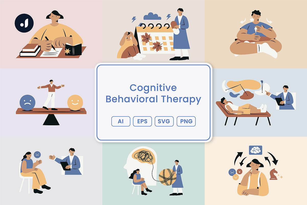 CBT Illustration, a Healthcare Illustration by Jump Studio (Photo 1 of 10)