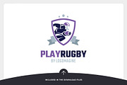Play Rugby Logo Template, a Branding & Logo Template by LOGOMAGINE (Thumbnail 9 of 16)