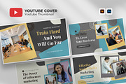 Business Youtube Thumbnail Template, a Social Media Template by hekenostudio (Thumbnail 1 of 6)