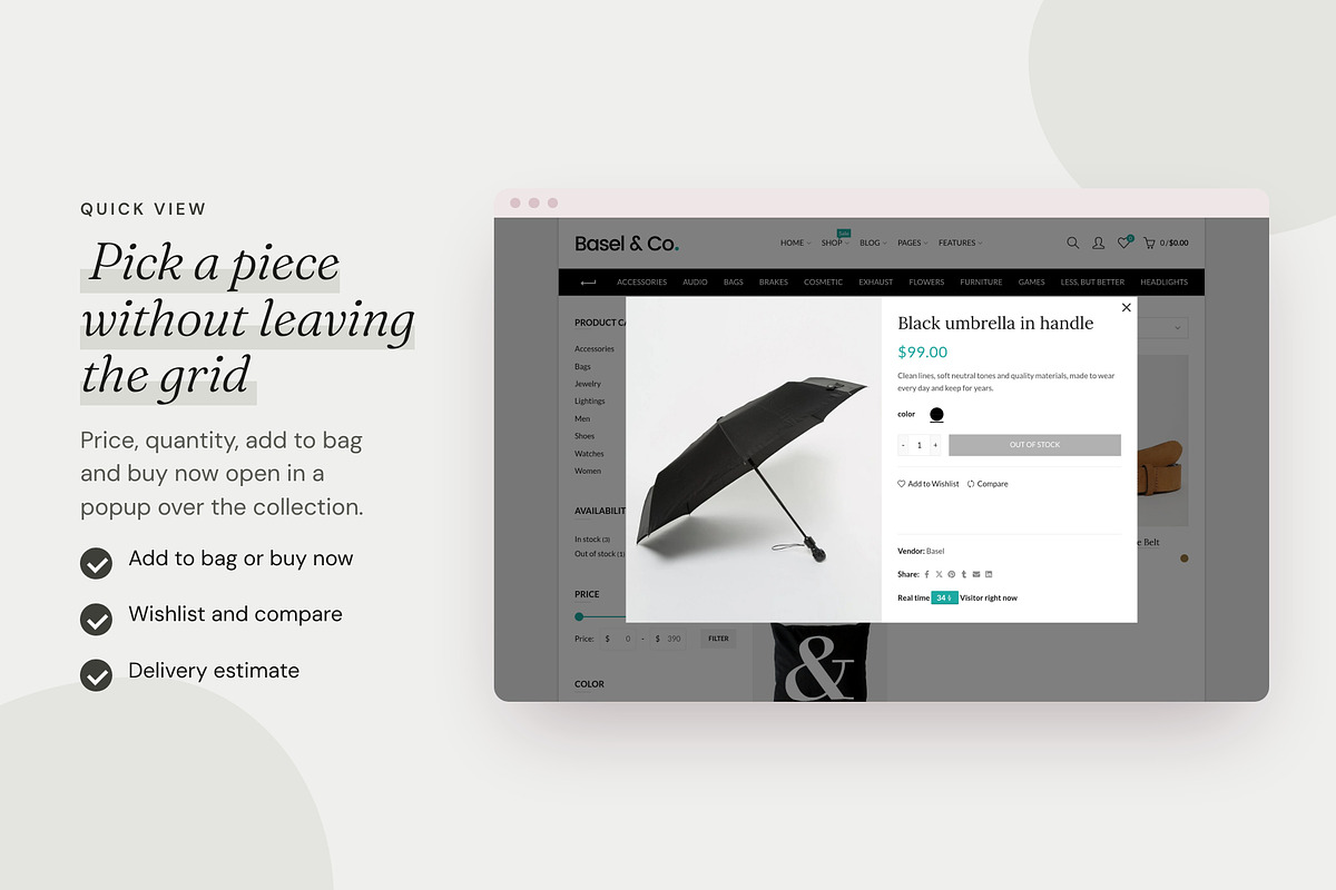 Basel Minimalist - Shopify Theme, a Shopify Template by Boost Convert (Photo 7 of 10)