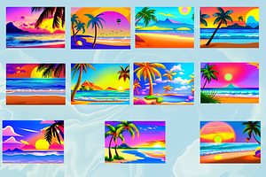 Summer Tropical Landscapes