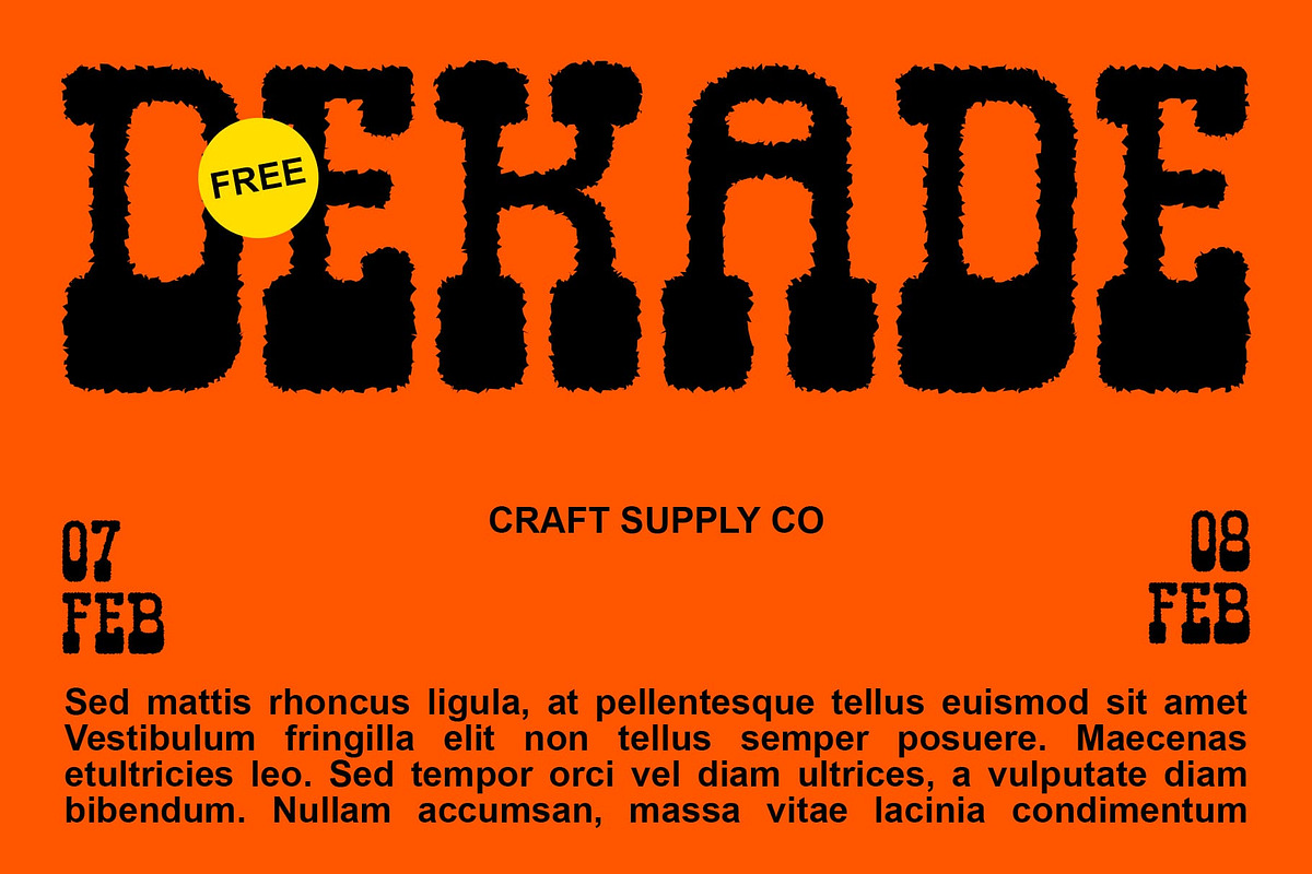 Velton Rough, a Serif Font by Craft Supply Co. (Photo 5 of 8)