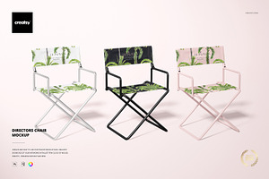 Directors Chair Mockup