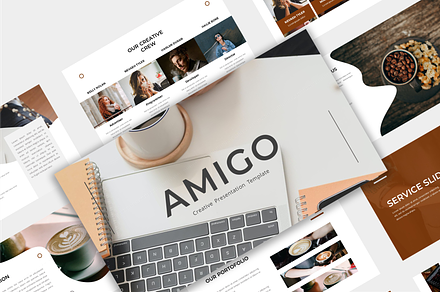 Coffee Drink Presentation Bundle, a Presentation Template by Artiveko