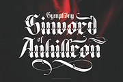 BlacklutterVol2 - Blackletter Font, a Blackletter Font by Flawless And Co (Thumbnail 6 of 10)