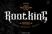 ROOTKING, a Blackletter Font by inumocca_type (Thumbnail 1 of 8)