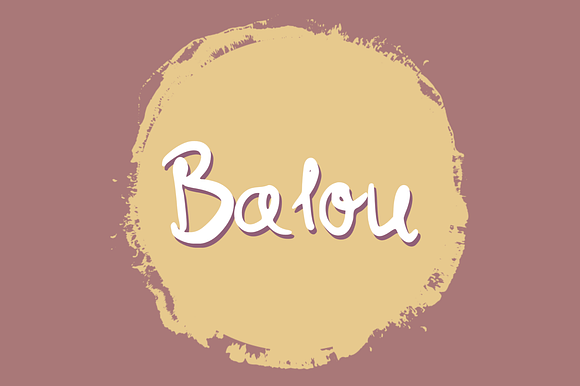 Balou Handwritten Font preview 5