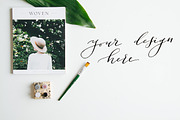 Calligraphy Mockup #6, a Print Template by oh.clarita (Thumbnail 1 of 2)