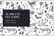 Vector Animals & Summer Flowers Set, a Seasonal Illustration by Yevheniia (Thumbnail 11 of 14)