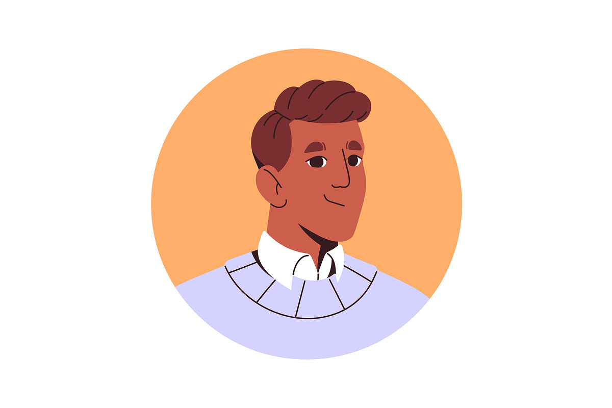 Happy people portraits, avatars set, a Person Illustration by PaperTrident (Photo 4 of 10)