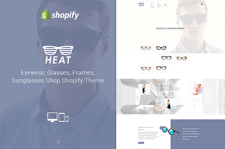 Heat Sunglass Shop Shopify Theme, a Shopify Template by ThemeTidy Shopify Agency