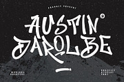 Austin Darolbe Graffiti Brush Font, a Handwritten Font by Maulana Creative (Thumbnail 1 of 8)