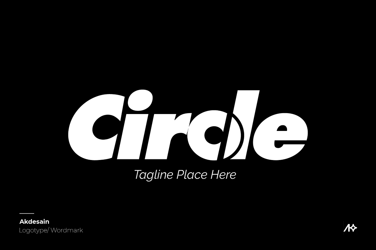 Circle Wordmark Logo, a Branding & Logo Template by Akdesain