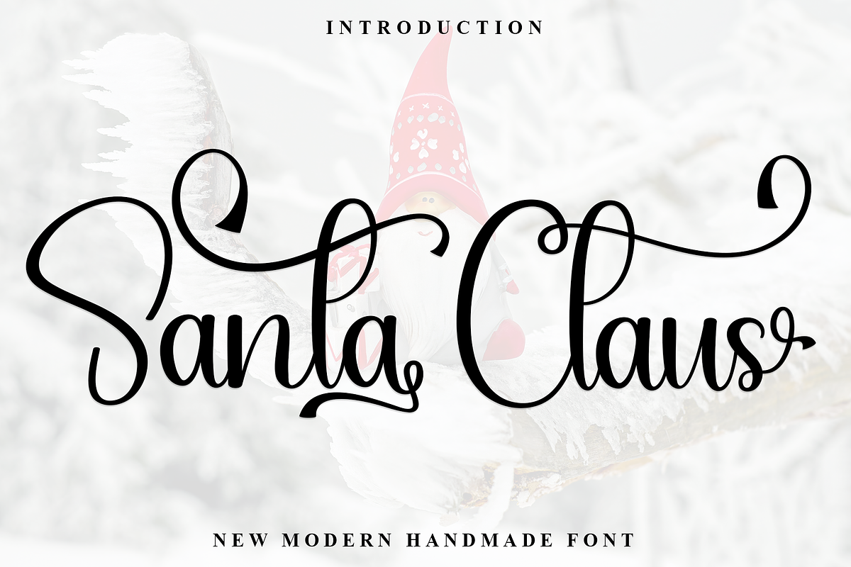 Santa Claus, a Script Font by FreshTypeINK (Photo 1 of 8)