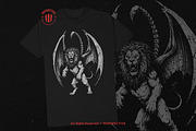 10 Bundle Dark Art Lion Wing Beast, an Illustration by Morspective (Thumbnail 2 of 7)