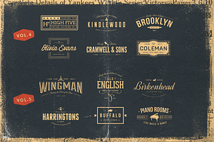 30 Vintage Logos Bundle