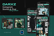 Hype Instagram Template - Darxz, a Social Media Template by Gibcreat (Thumbnail 1 of 4)