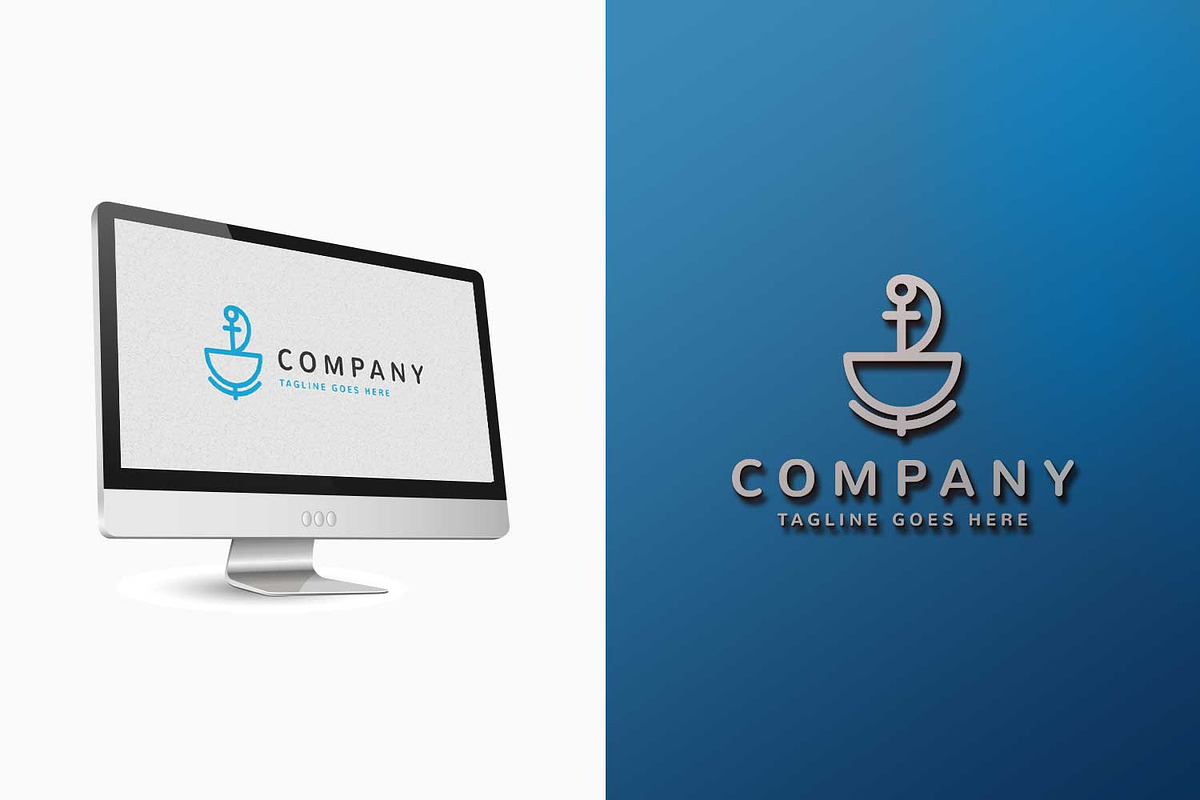 Seafood Restaurant Logo Template, a Branding & Logo Template by C_Monica (Photo 2 of 3)