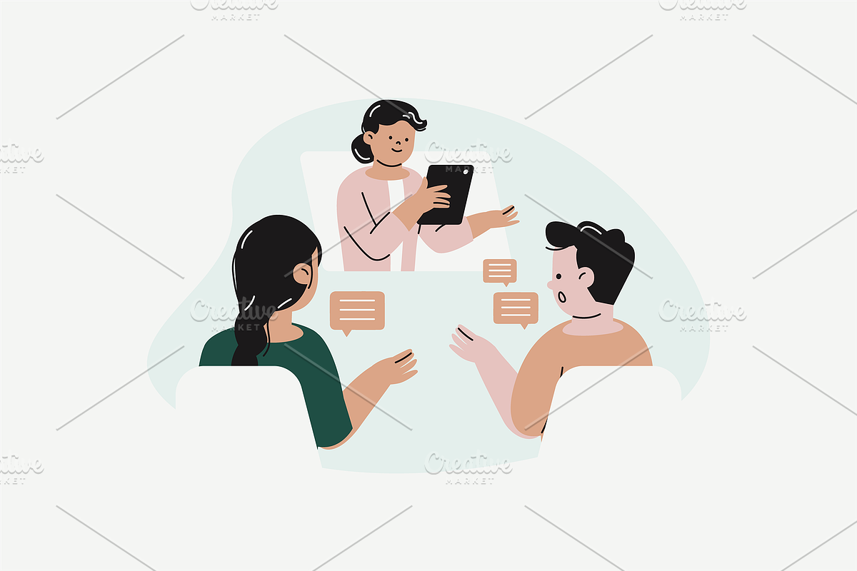 Management Conflict Illustration, an Object Graphic by Jump Studio (Photo 5 of 12)