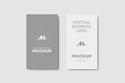 Vertical Business Card Mockup, a Product Mockup by graphypix (Thumbnail 4 of 4)