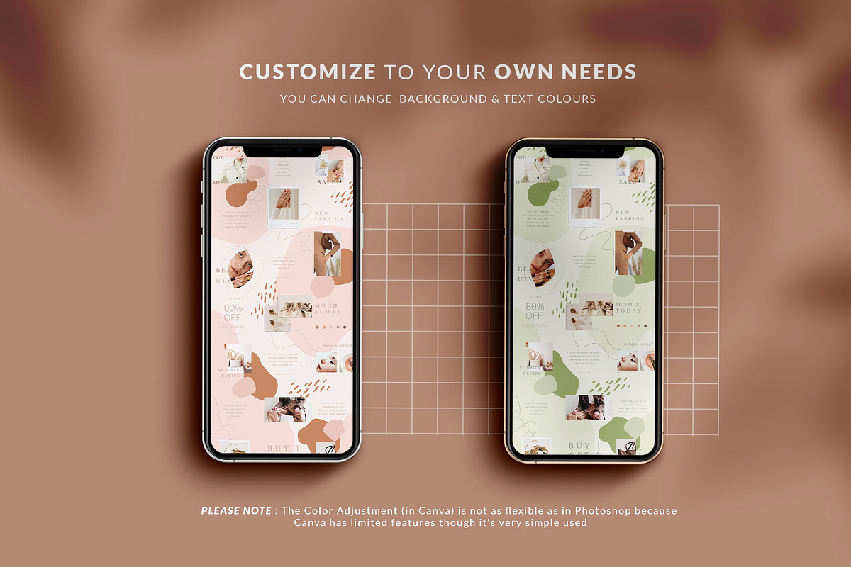 Instagram Puzzle Candy - PS Canva, a Social Media Template by Eviory