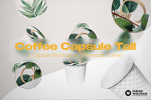 Coffee Capsule Mockup Tall K-CUP